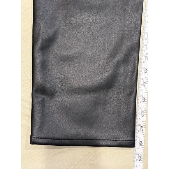 NWT J. CREW Women's Faux Leather Pants Size 25 High Rise Straight Leg Demi Boot - Picture 10 of 10